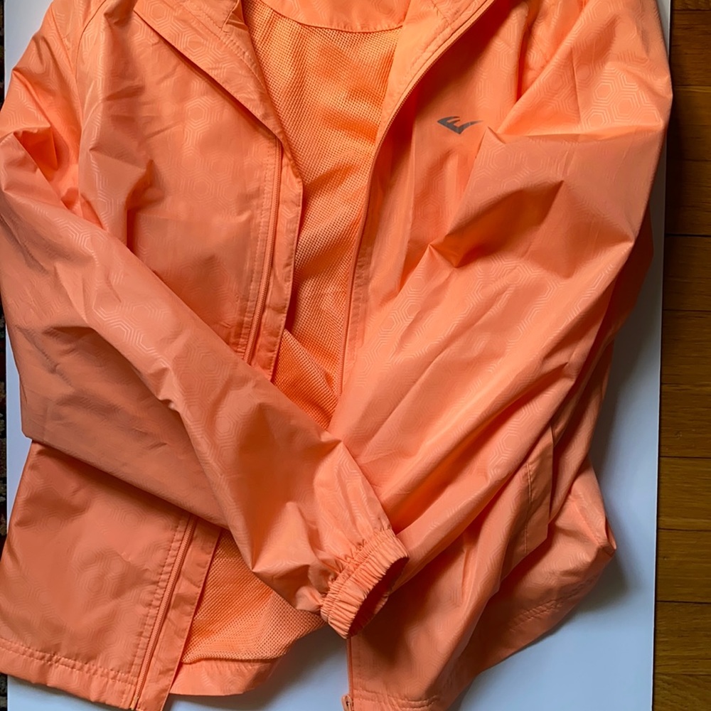 Everlast Womens Size M orange windbreaker